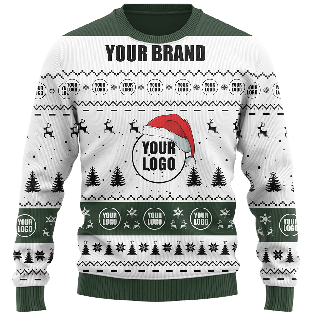 Custom Company Logo Ugly Christmas Sweater 4